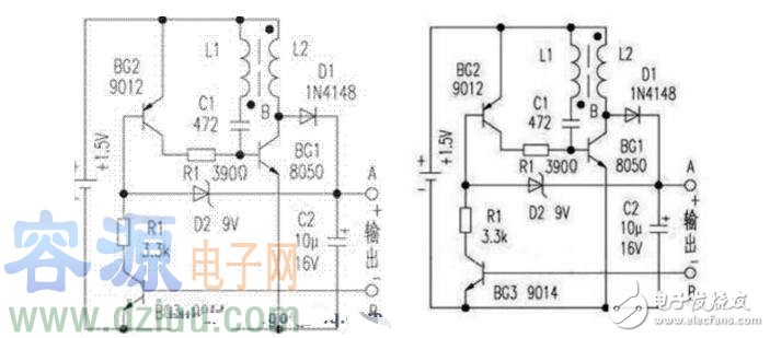 簡單高效1.5v升壓電路