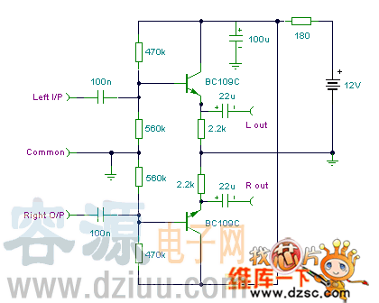 立體聲驅動<a href=http://m.flswjt.cn/dianlutu/ target=_blank class=infotextkey>電路圖</a>