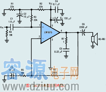LM1875典型應用電路2