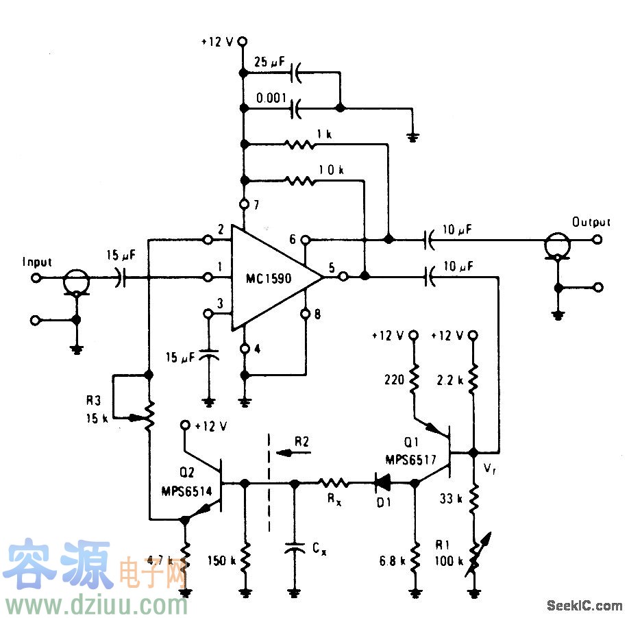 語音壓縮器電路
