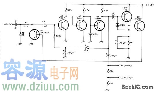1.5V 70dB增益電路