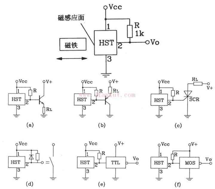 霍爾傳感器電路