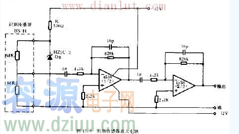識別傳感器放大電路