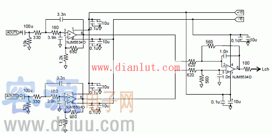 AK4621外接LPF電路