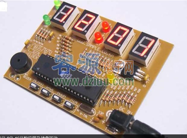 8051單片機(jī)制作LED電子鐘電路圖