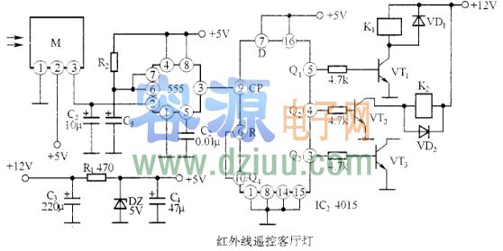 簡(jiǎn)易遙控開關(guān)電路圖大全