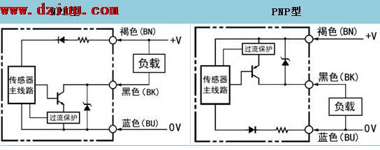 接近開關(guān)怎么接線,二線、三線接近開關(guān)接線圖