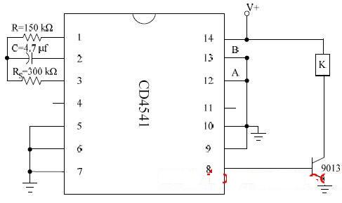 CD4541應(yīng)用電路