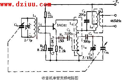 介紹基于單管變頻電路在收音機中的運用