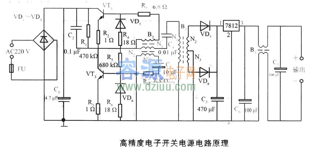 推薦高精度電子開關電源電路