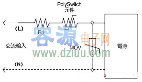 典型簡單開關電源保護電路