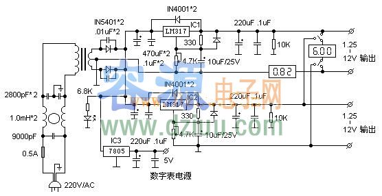 教你自制數(shù)字顯示穩(wěn)壓電源