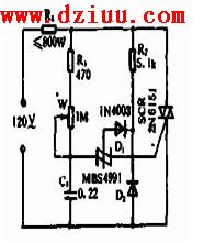 800W雙向可控調光器電路