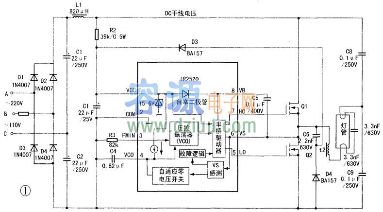 轉(zhuǎn):自適應(yīng)零電壓開(kāi)關(guān)電子鎮(zhèn)流器