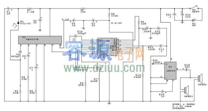 音響電路原理圖