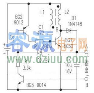 簡單型1.5V自關斷數字萬用表升壓電源