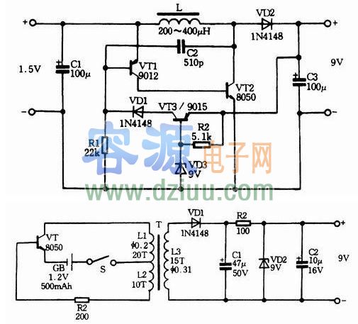 五款簡單直流升壓電路