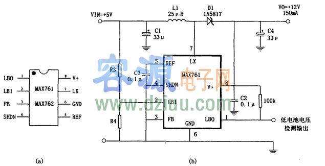 5V轉12V升壓電路圖
