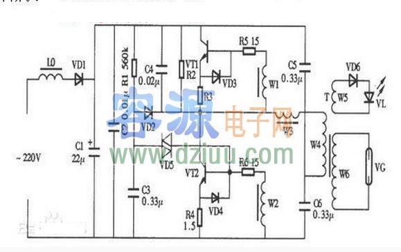 臭氧發生器電路圖