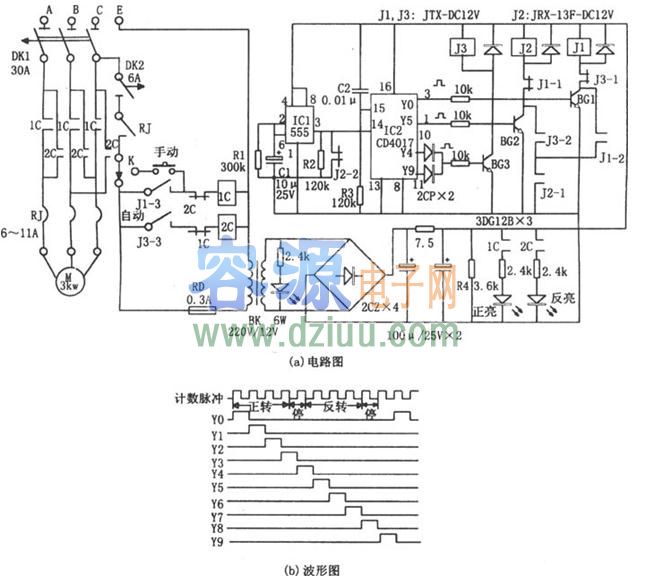 【圖】大型滾筒式洗衣機電氣控制電路