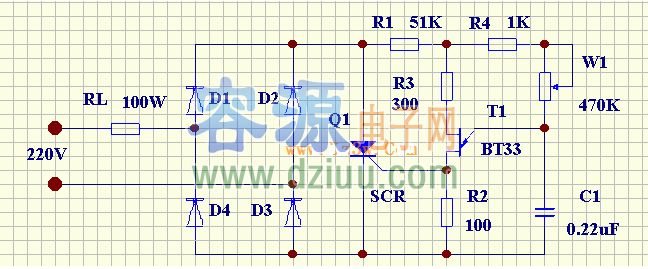 用可控硅制作的交流調壓器