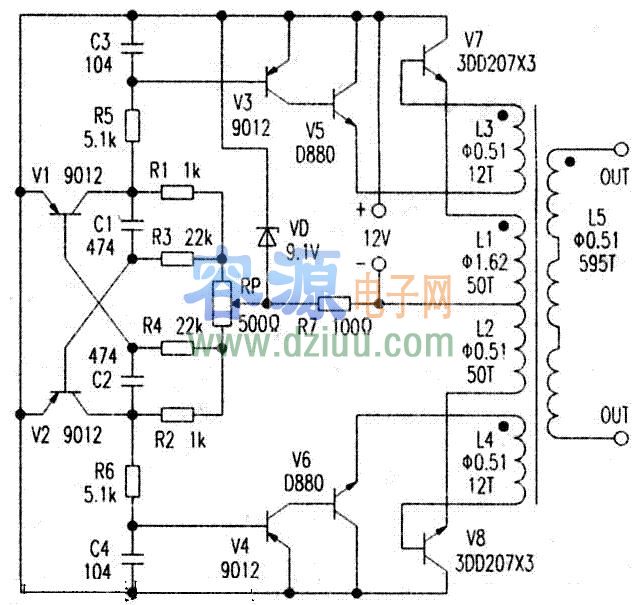自制簡單家用逆變器