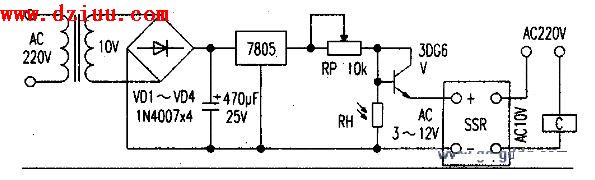 自制光控自動開關電路