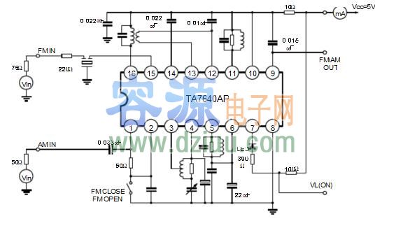 TA7640AP電路圖及中文資料